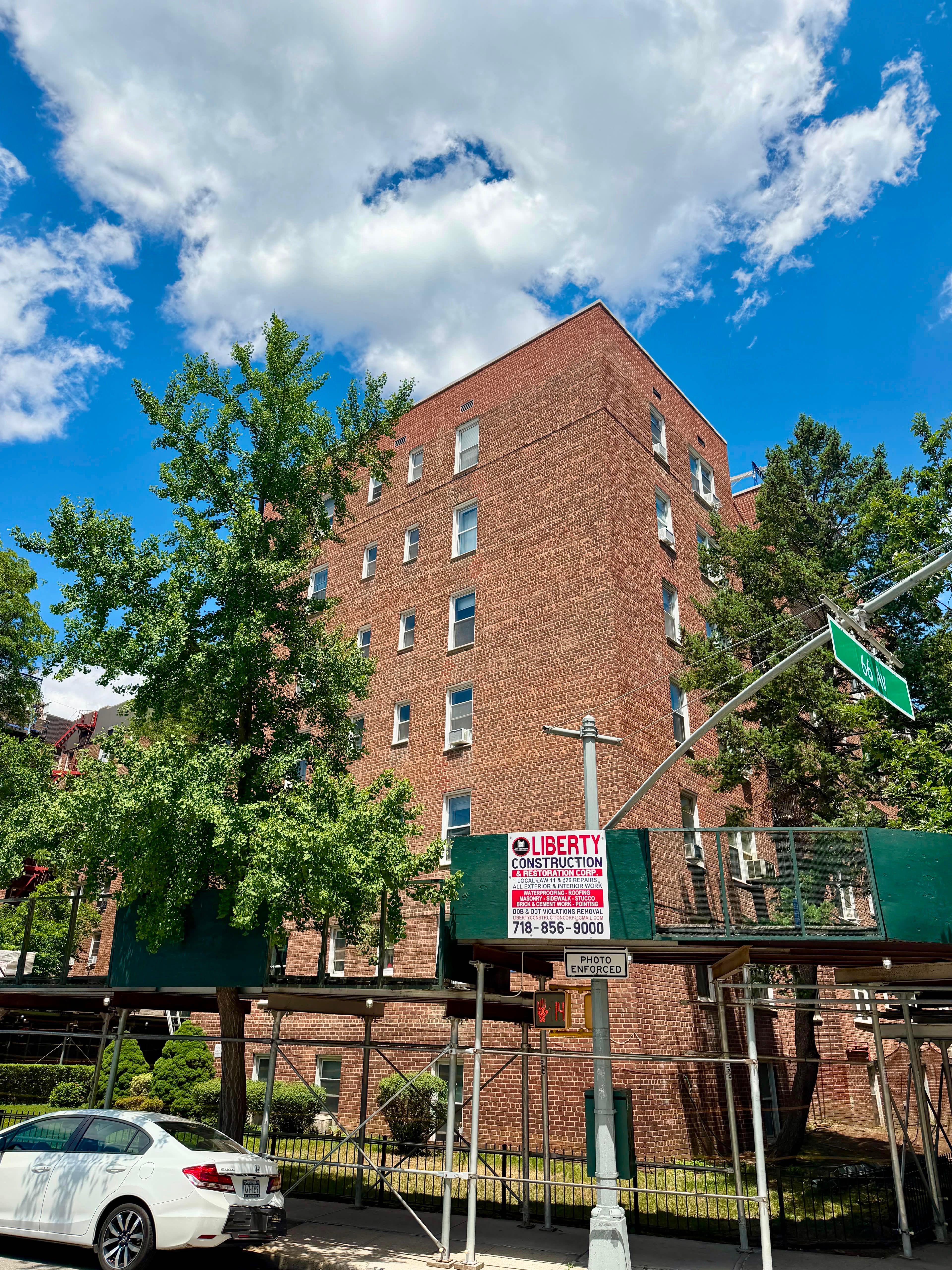 Facade rehabilitation, Forest Hills Queens