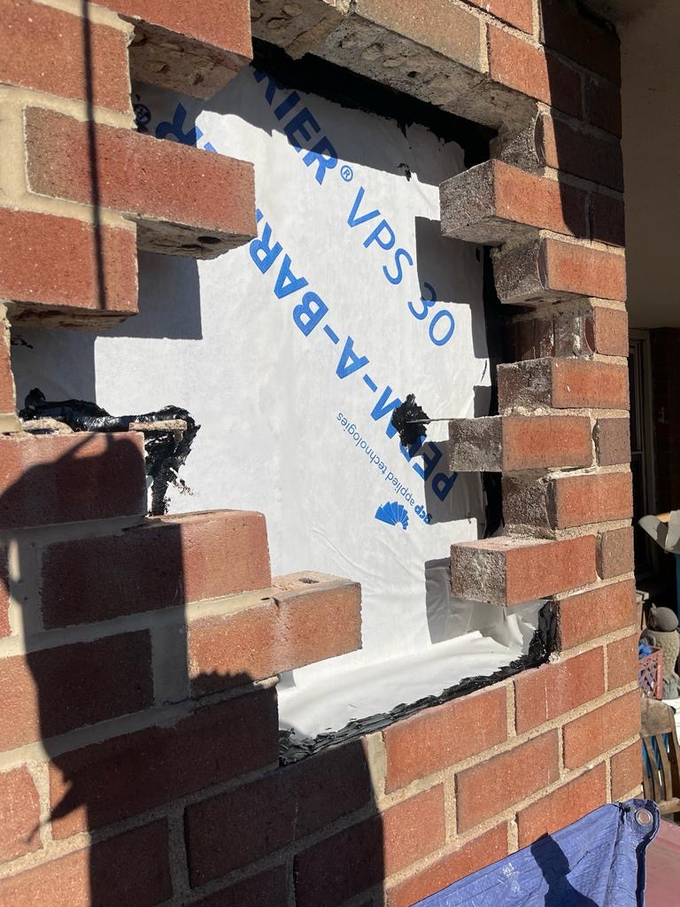 Masonry reconstruction, Flatbush Brooklyn