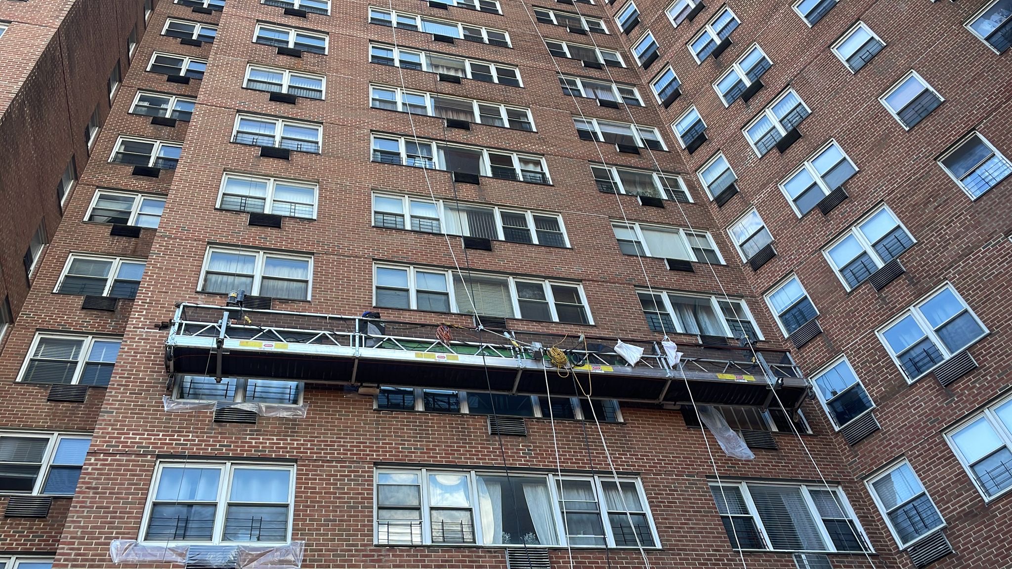 Facade stabilization, Flatbush Brooklyn