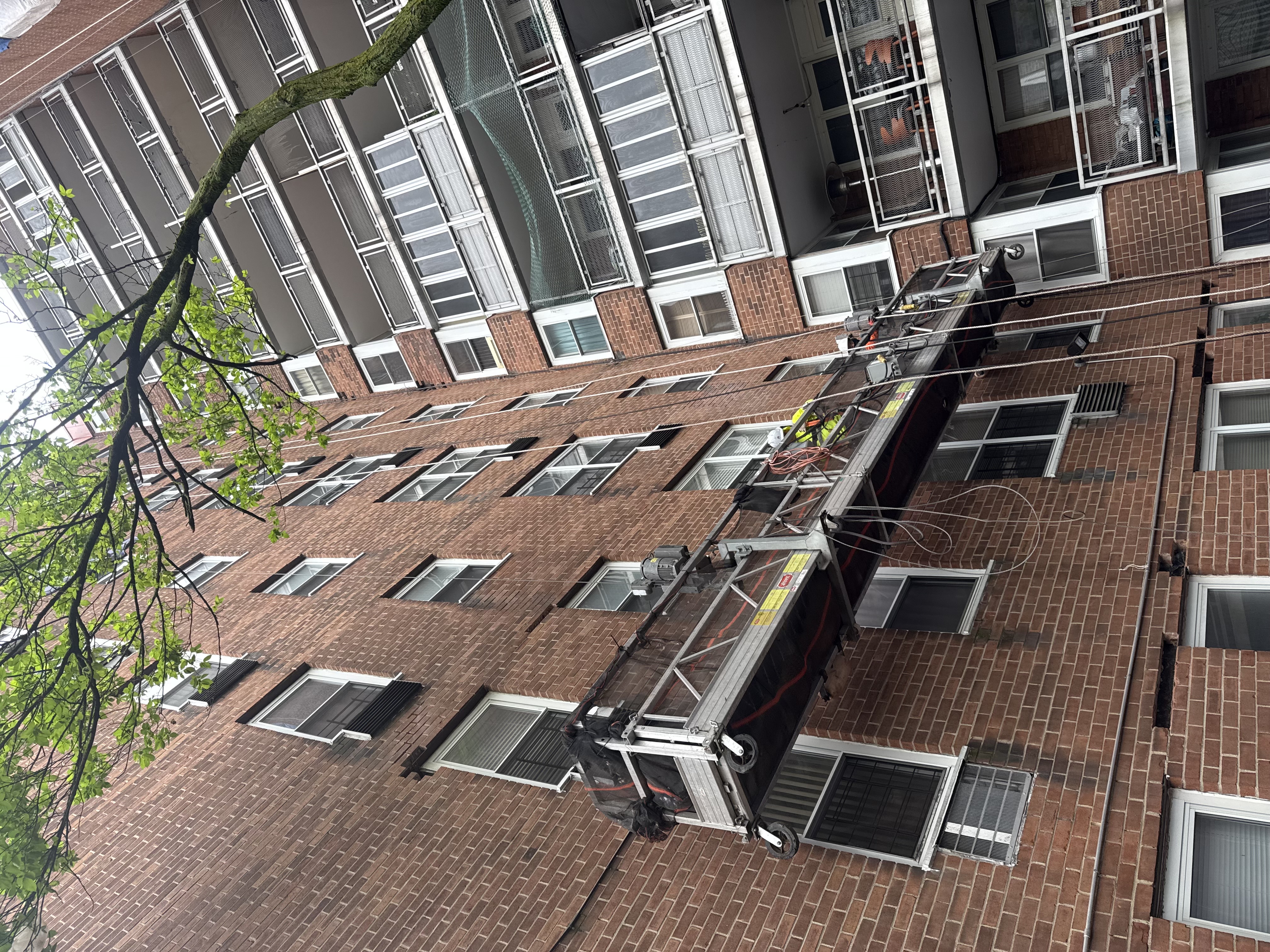 Parapet reconstruction, Flatbush Brooklyn