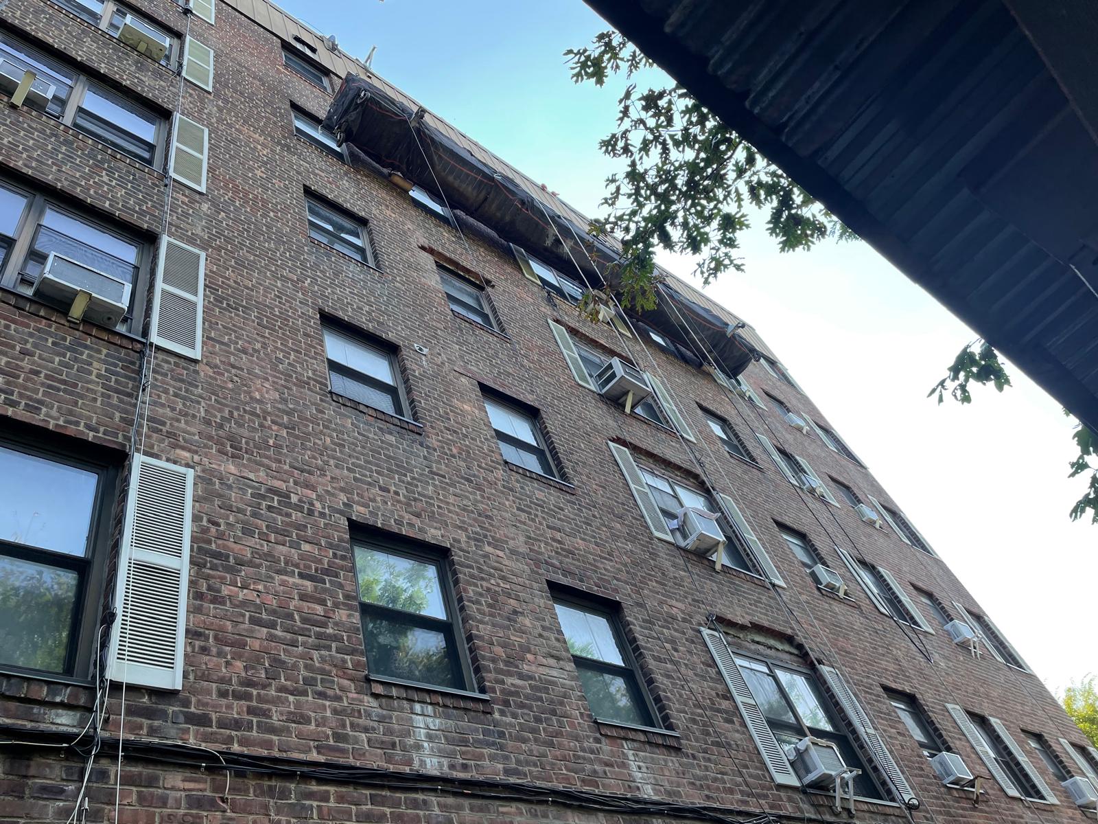 Fire escape restoration, Kings Highway Brooklyn