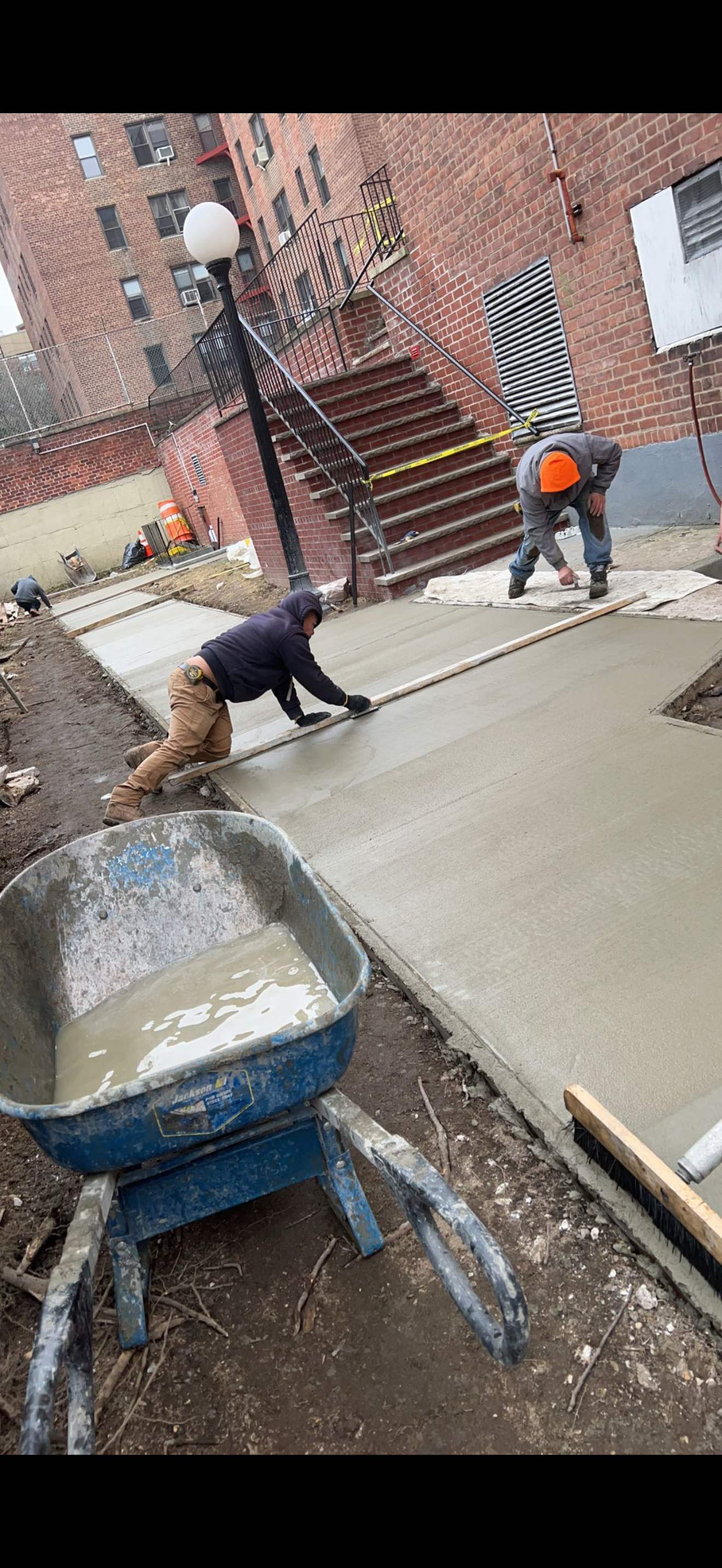 Courtyard walkway reconstruction, Bronx NY